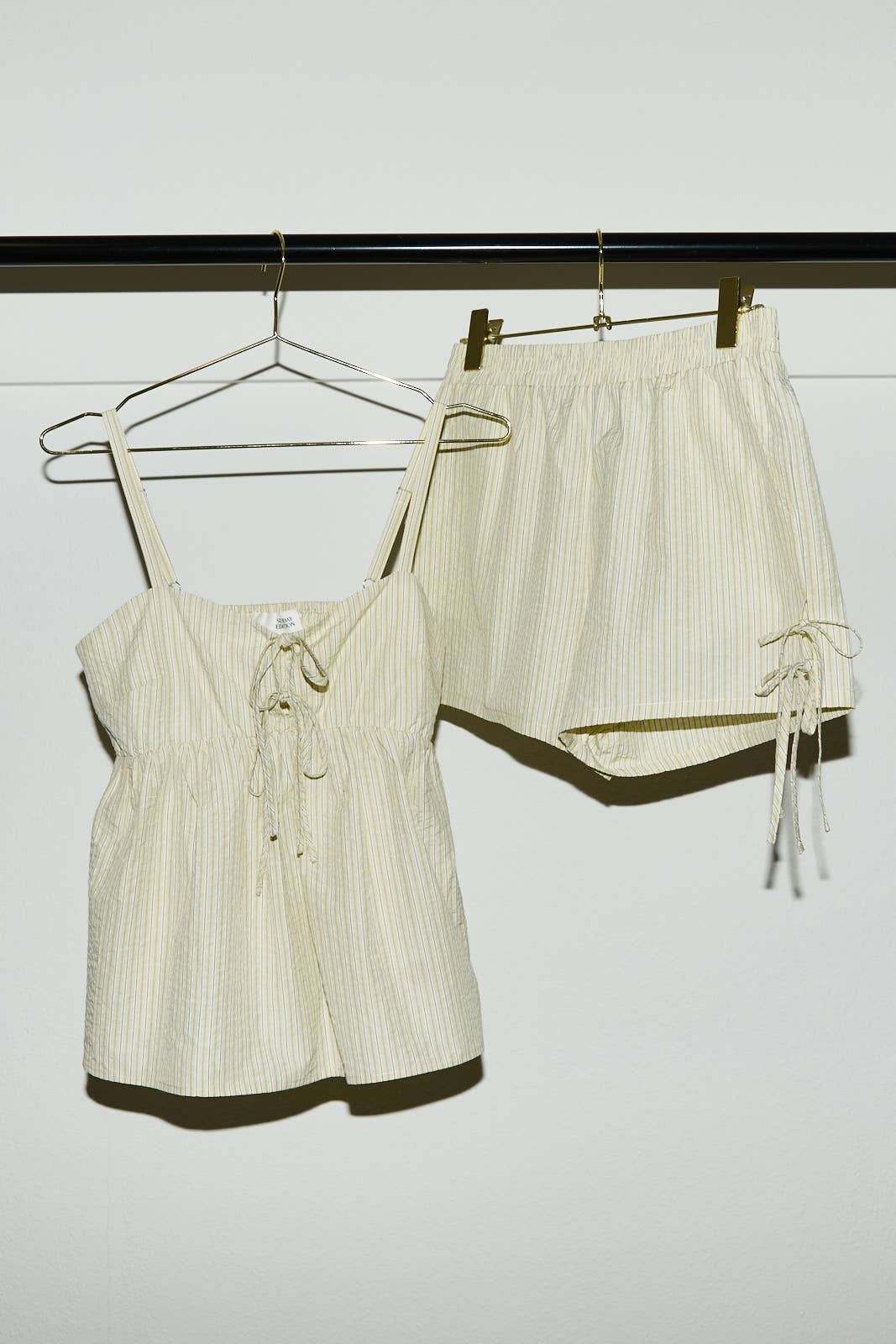 Sunny Stripes Shorts Set
