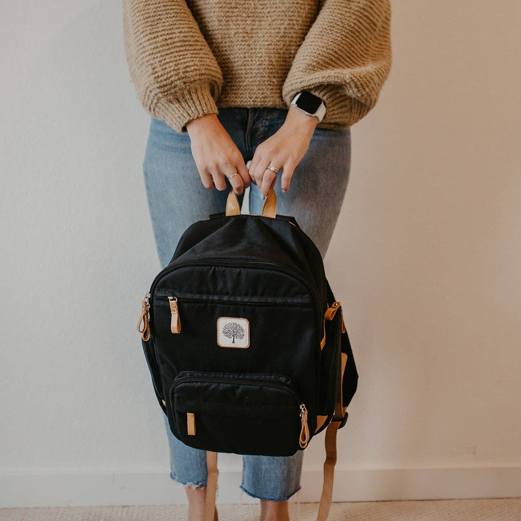 Birch Bag Mini - Diaper Backpack in Black