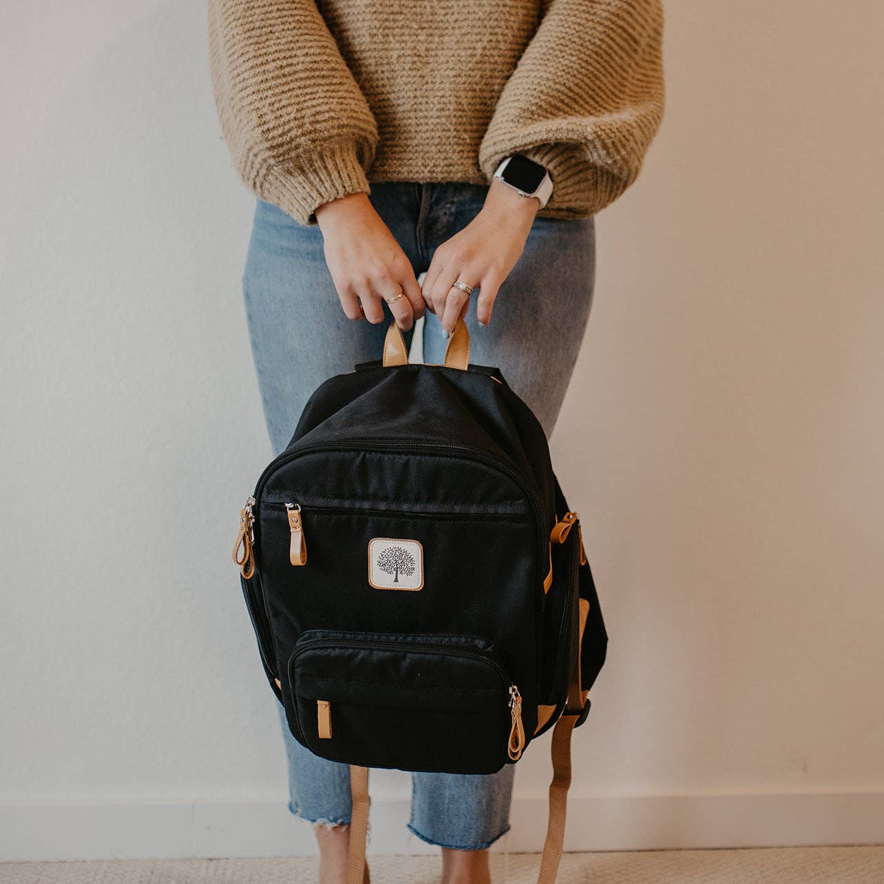 Birch Bag Mini - Diaper Backpack in Black