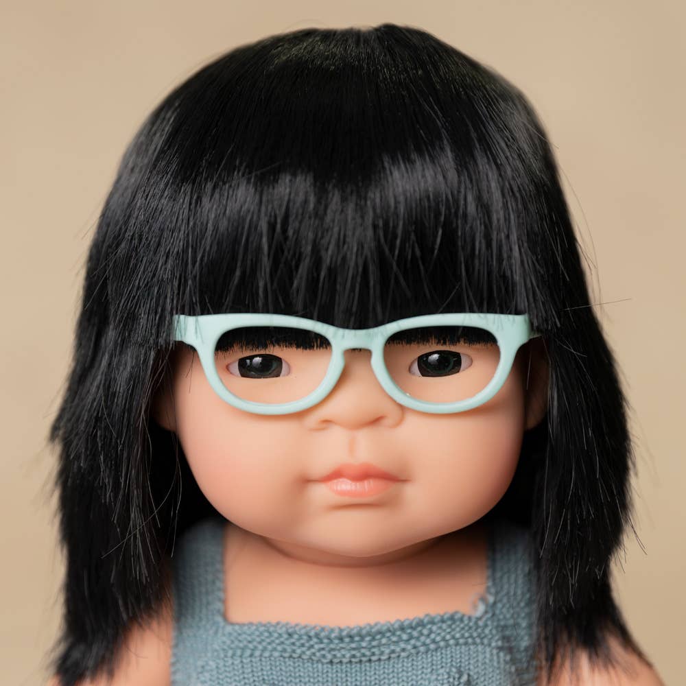 Colourful Doll Asian Girl Glasses