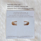 CHUBBIE HOOPS | gold | everyday hoop earrings | clasp hoops