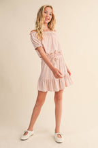 TWEEN GIRLS PEASANT TOP SKIRT SET