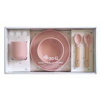 Silicone toddler feeding set