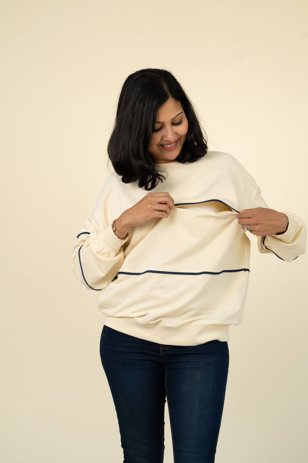The Piped Sweatshirt