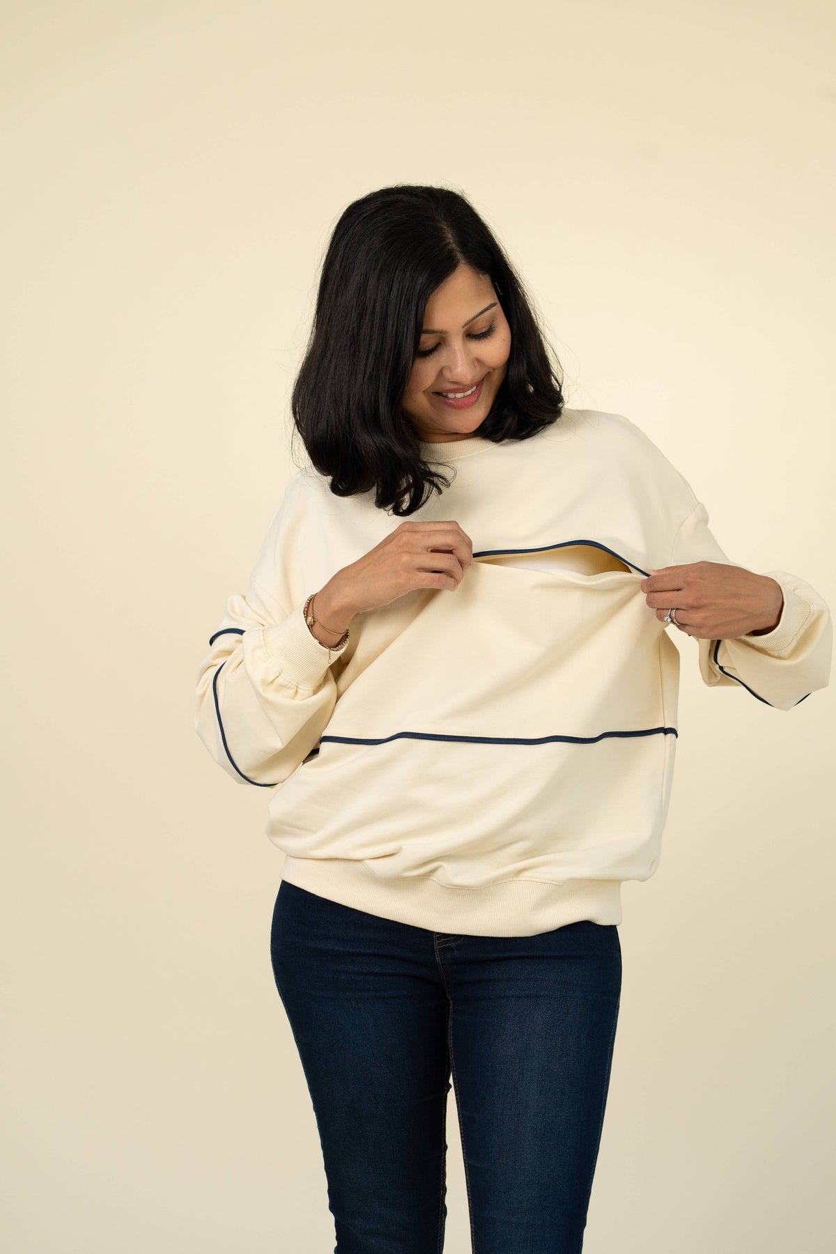 The Piped Sweatshirt