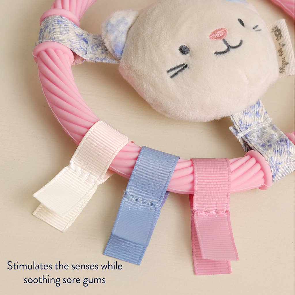 Teething Ring with Plush Character