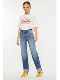 High Rise Straight Jeans