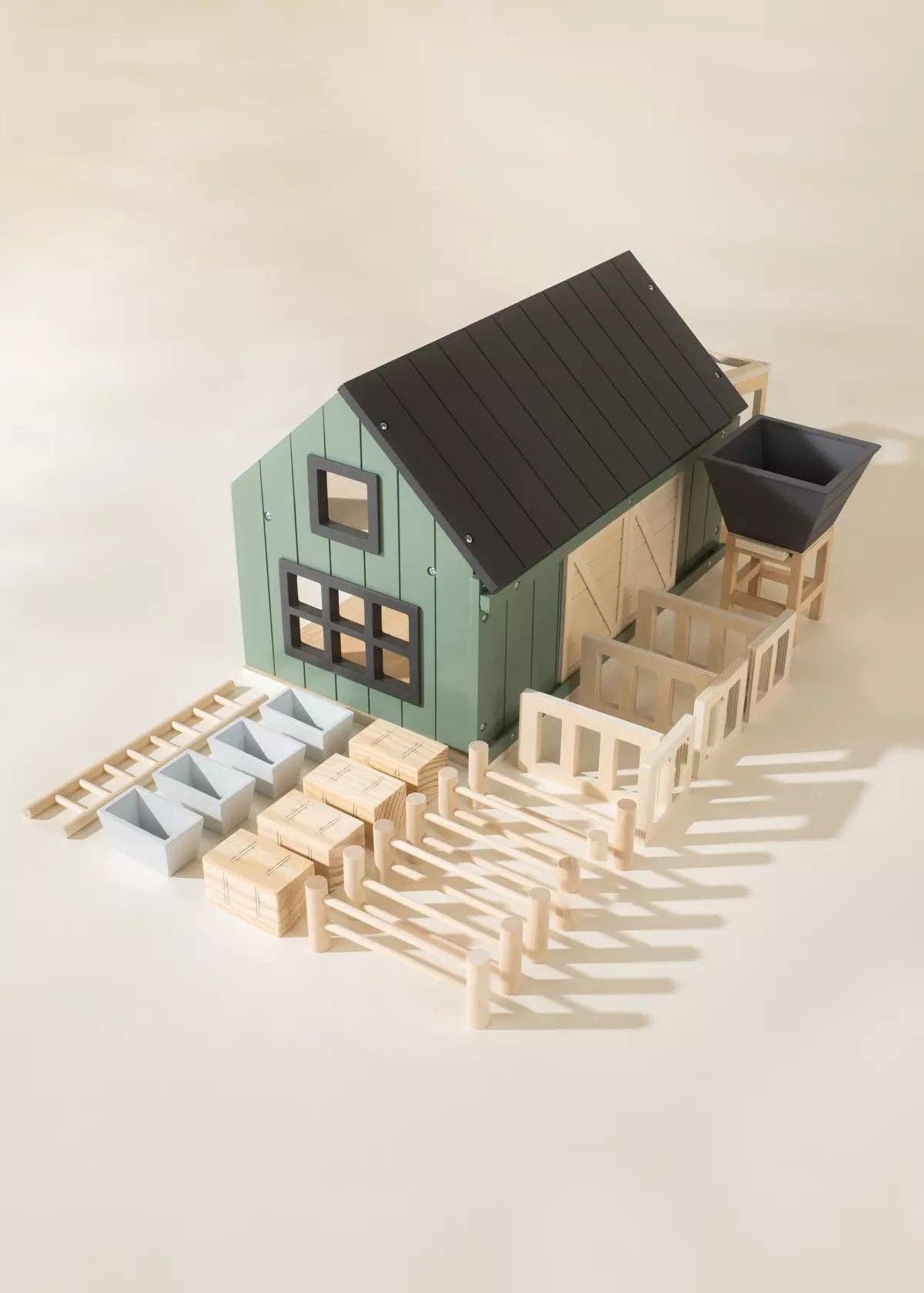 Wooden Farm & Accessories Set