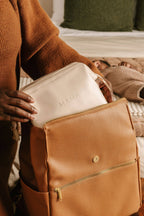 Vegan Leather Mama Bag | New Mom Gift, Postpartum, Baby