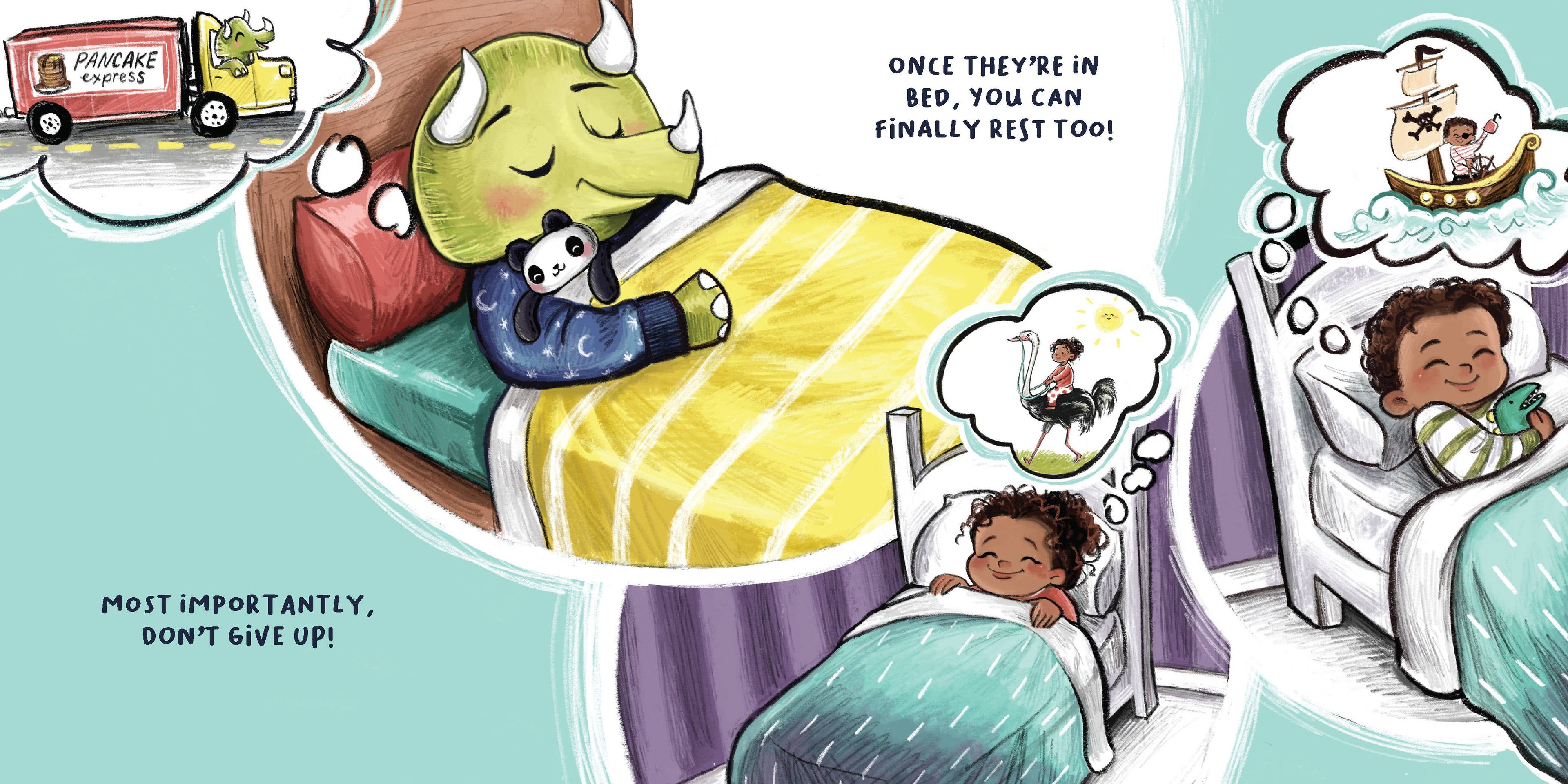 How to Put a Dinosaur to Bed