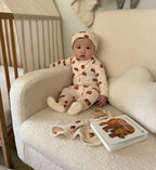 Brown Bear | Organic Zipper Footie