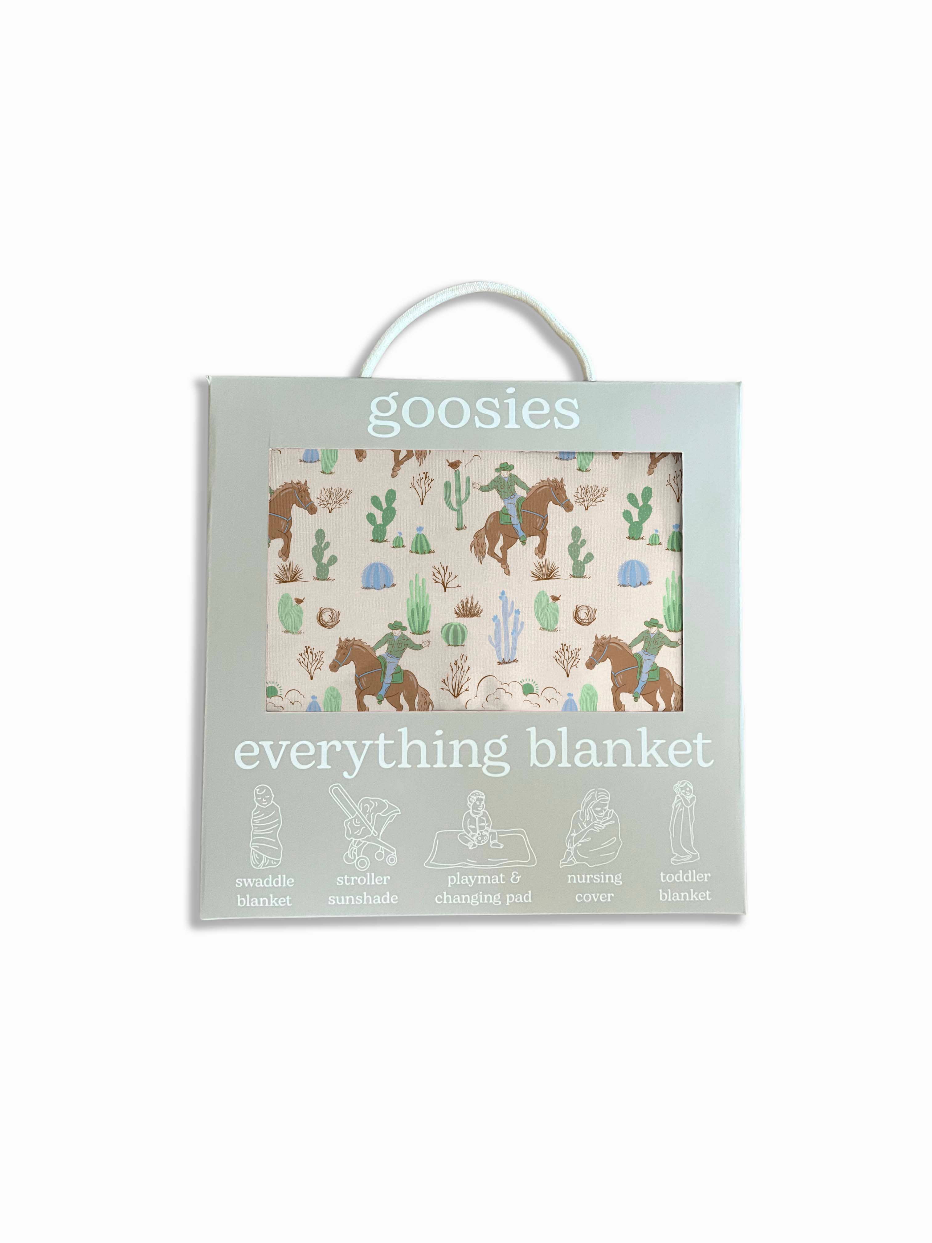 Saddle Up, Cowboy Toile - Everything Blanket