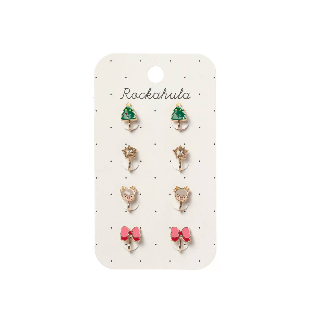 Jolly Christmas Clip On Earrings