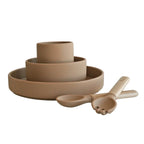 Silicone toddler feeding set