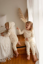 Buttercream Tree | Organic Zipper Romper