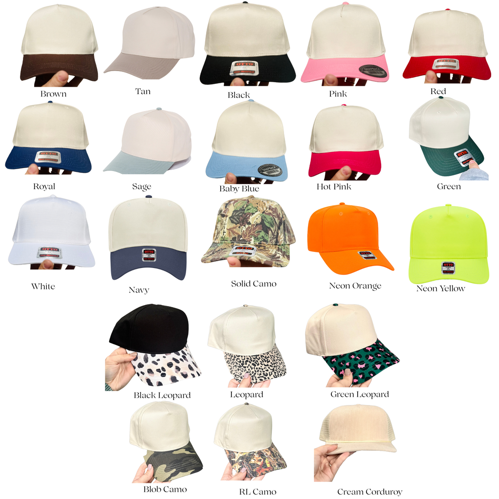 Upside Down Mother Embroidered Hat