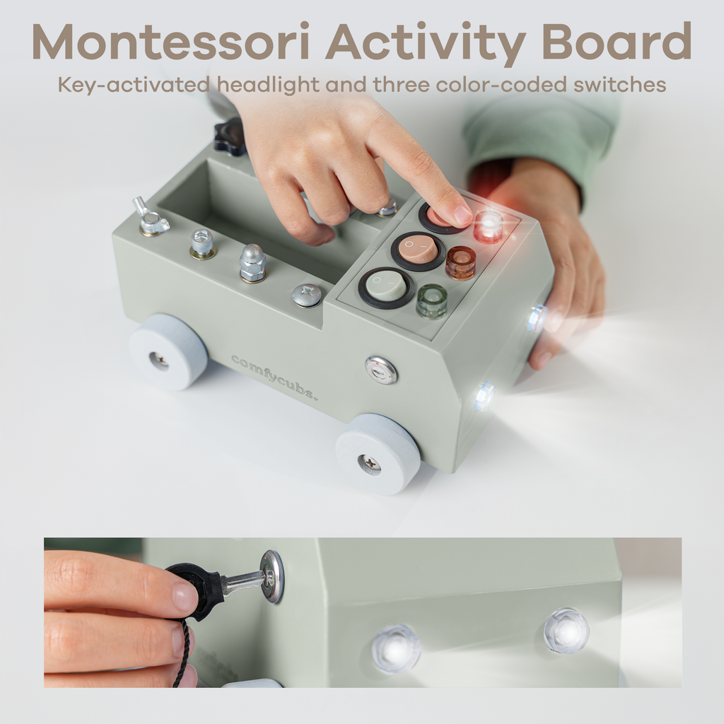 Busy Board Truck Toy (multiple colors)