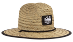 Kids Straw Sun Hat Barney Patrol (Retro)