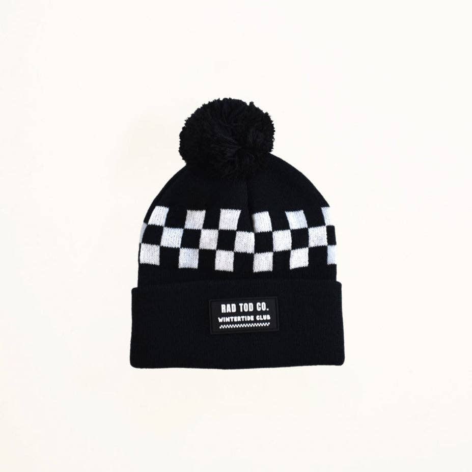 ONYX CHECKS TODDLER BEANIE
