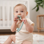 Baby Pacifier Clips, 100% Food Grade Silicone by Comfy Cubs