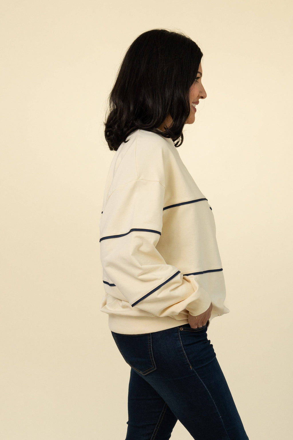 The Piped Sweatshirt