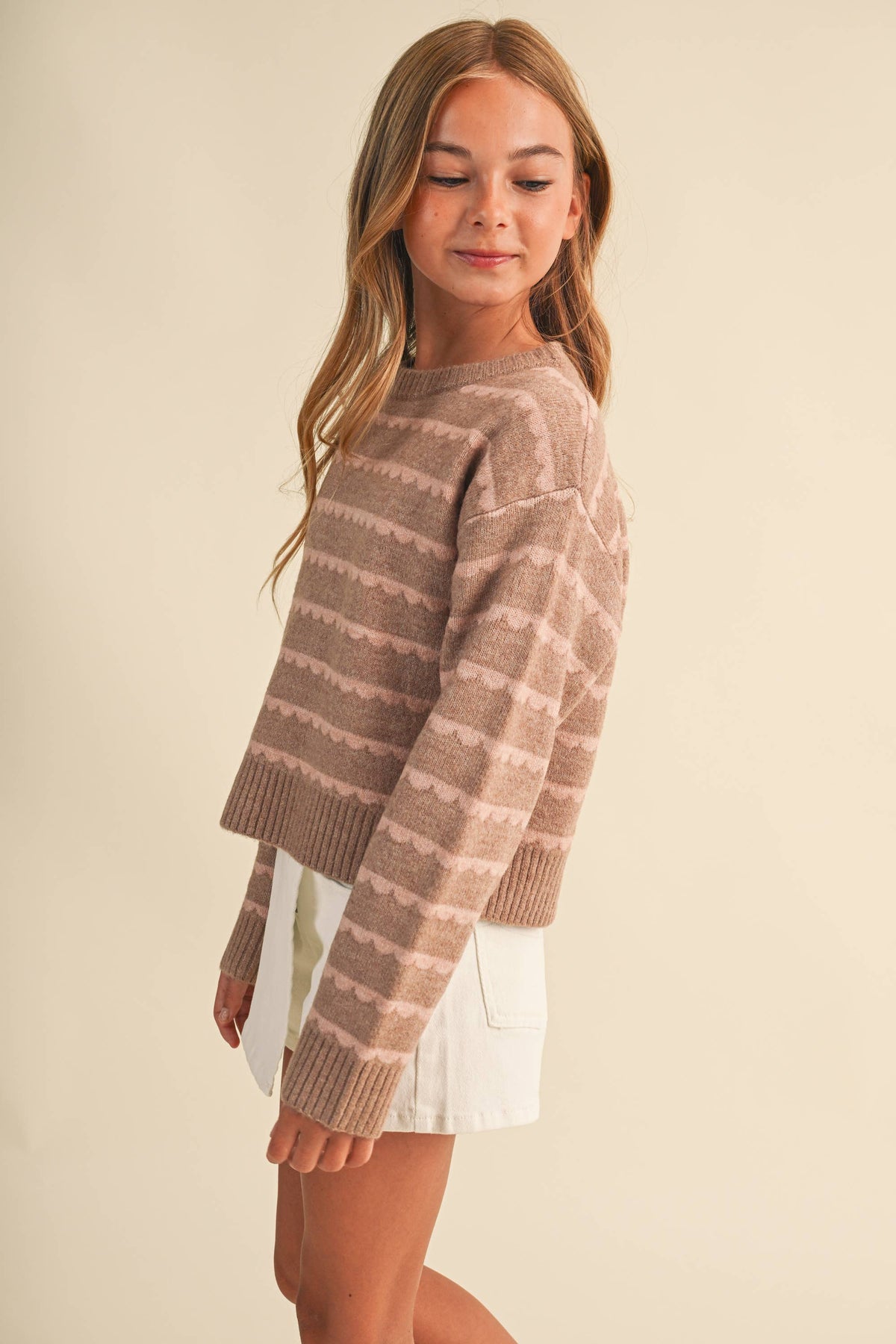 GIRLS LONG SLEEVE SWEATER