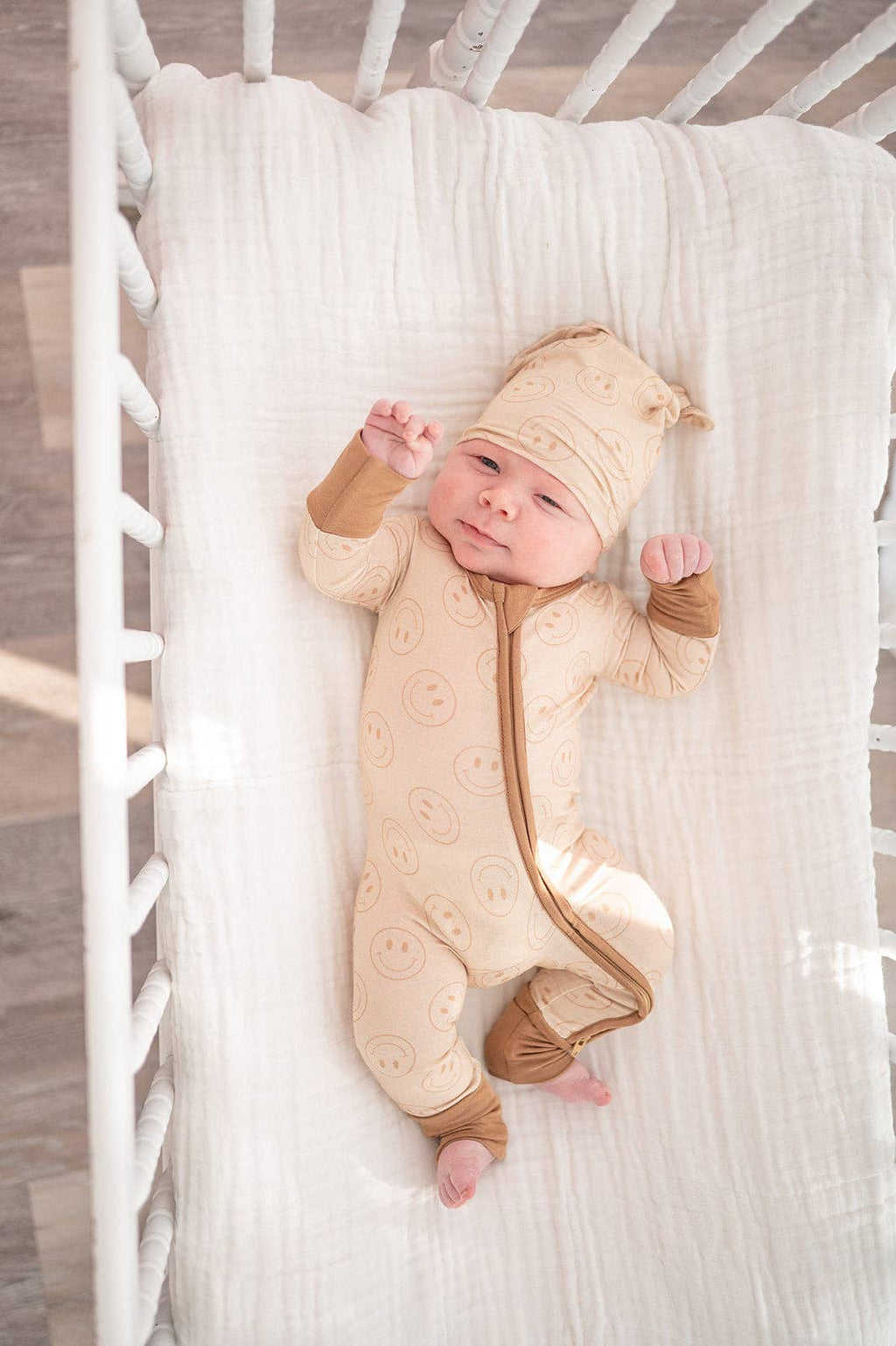 Zipper Romper - Smiley Face