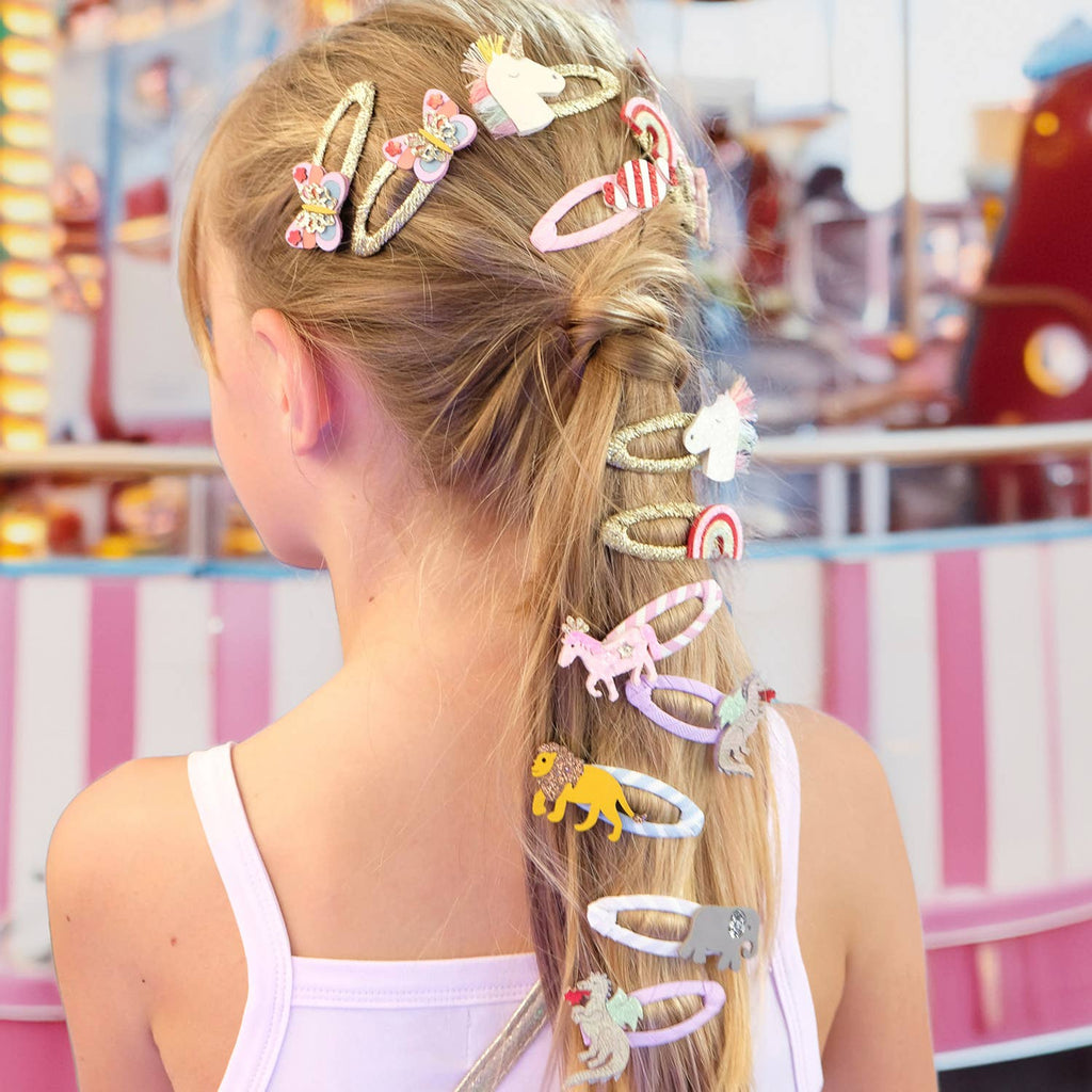 Rainbow Unicorn Clips