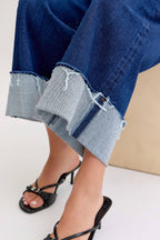 High Rise Crop Wise Leg With Cuff