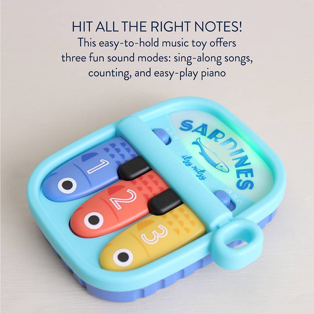 Bitzy Tunes Sardines - Light-up Interactive Piano Toy