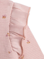 Mila Waffle Knit Flutter Sleeve Romper - Tilda Floral
