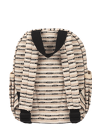 Kids Backpack (Black Striped Canvas)