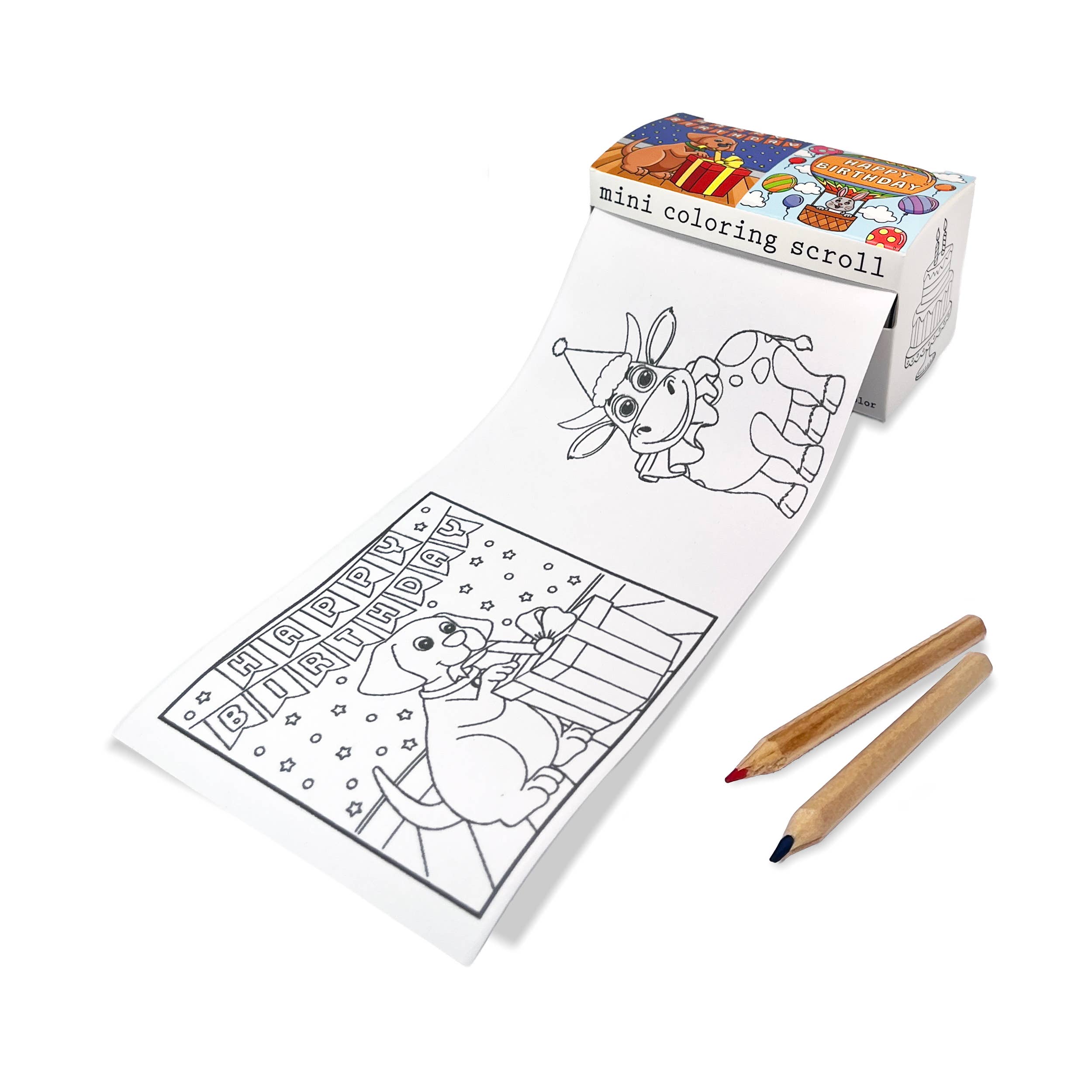 Mini Coloring Scrolls - 12ct (multiple themes)