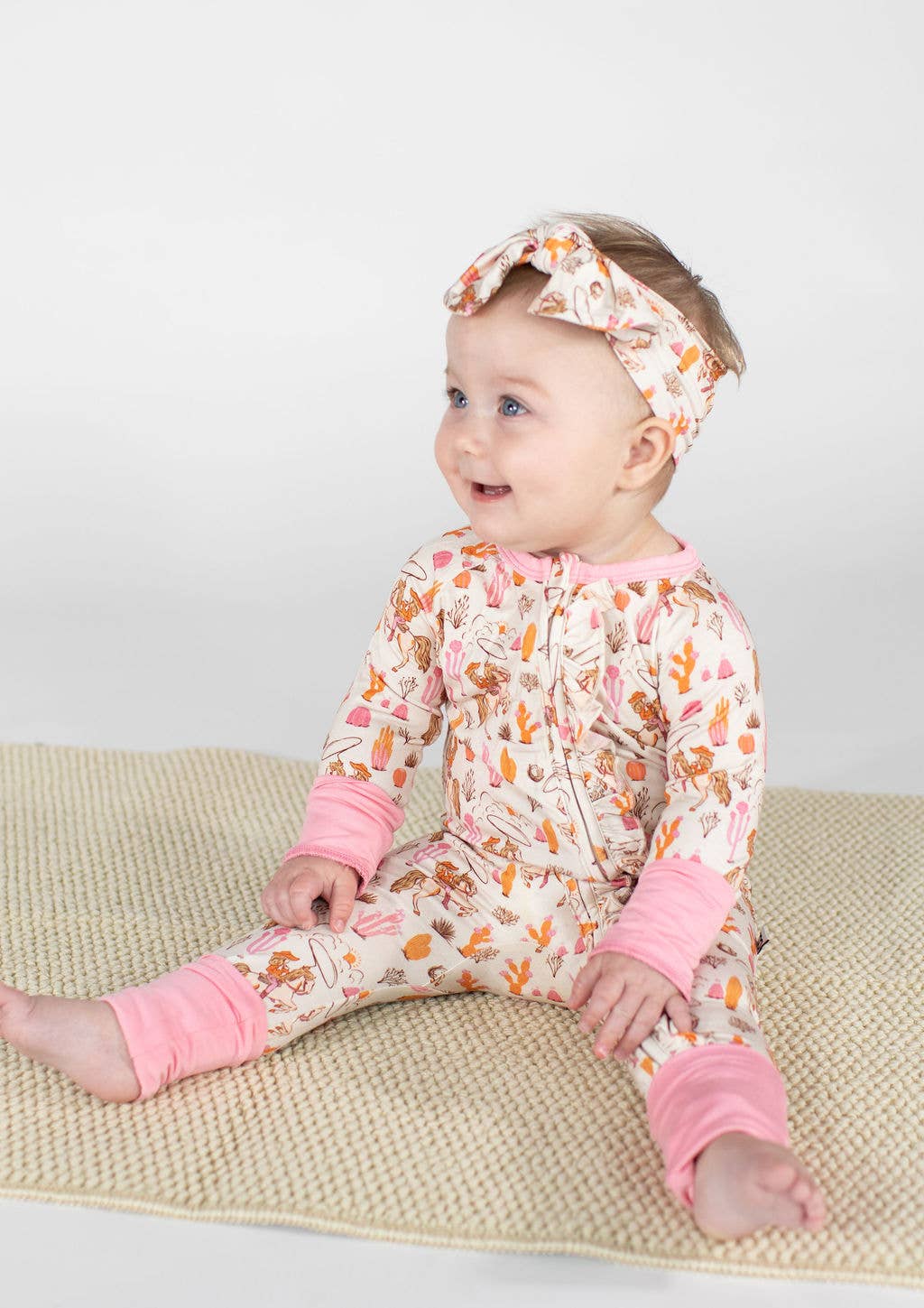 Saddle Up, Cowgirl Convertible Zip PJs