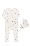 Vintage Rose Bamboo Wrap Footie