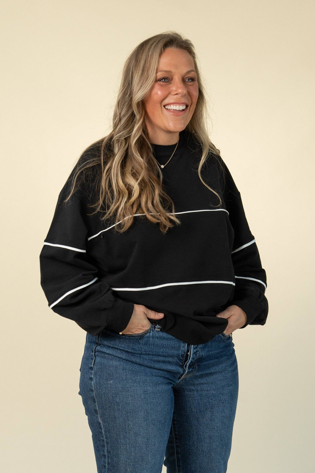 The Piped Sweatshirt