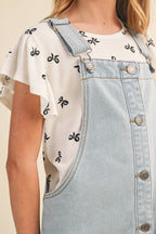 TWEEN GIRLS DENIM OVERALL DRESS