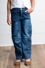 Medium Wash Horse Shoe Jeans