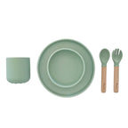 Silicone toddler feeding set