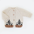 Forest Natural Cardigan Sweater