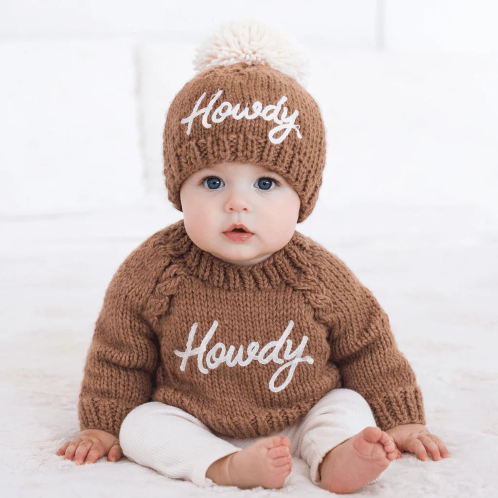 Howdy Beanie Hat Pecan for Baby & Kids