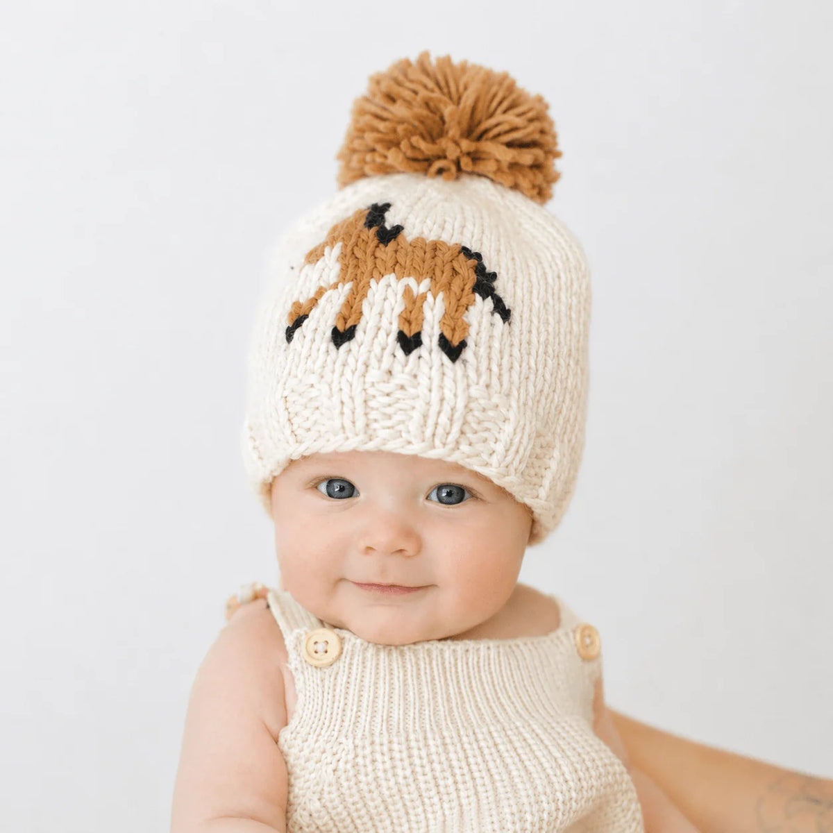 Pony Beanie Hat Natural for Baby & Kids
