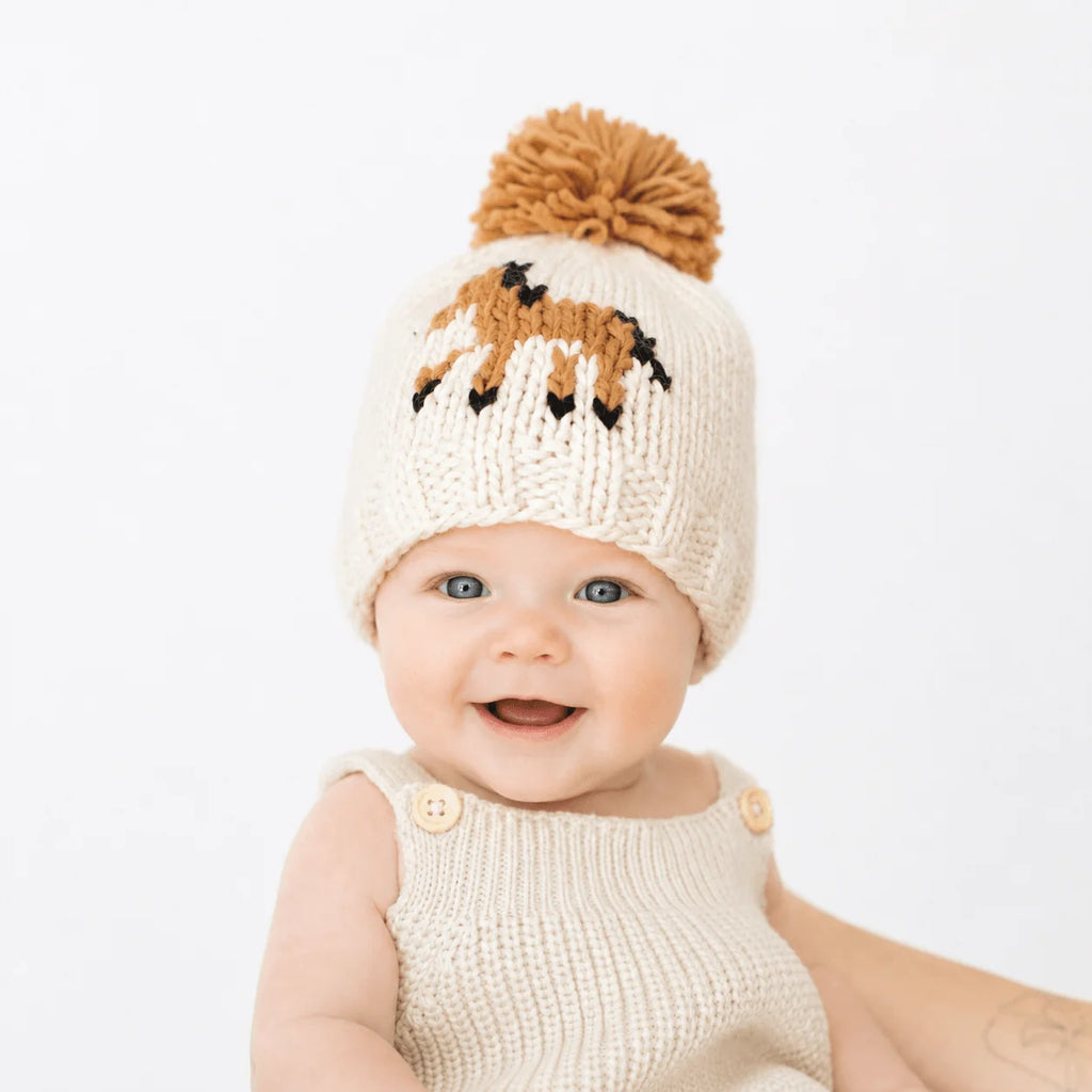 Pony Beanie Hat Natural for Baby & Kids