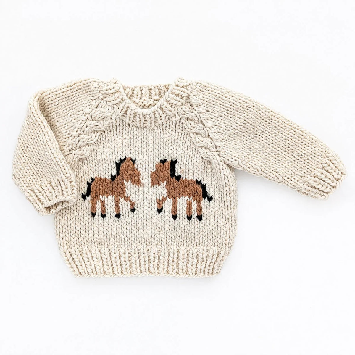 Pony Sweater Natural for Baby & Toddler